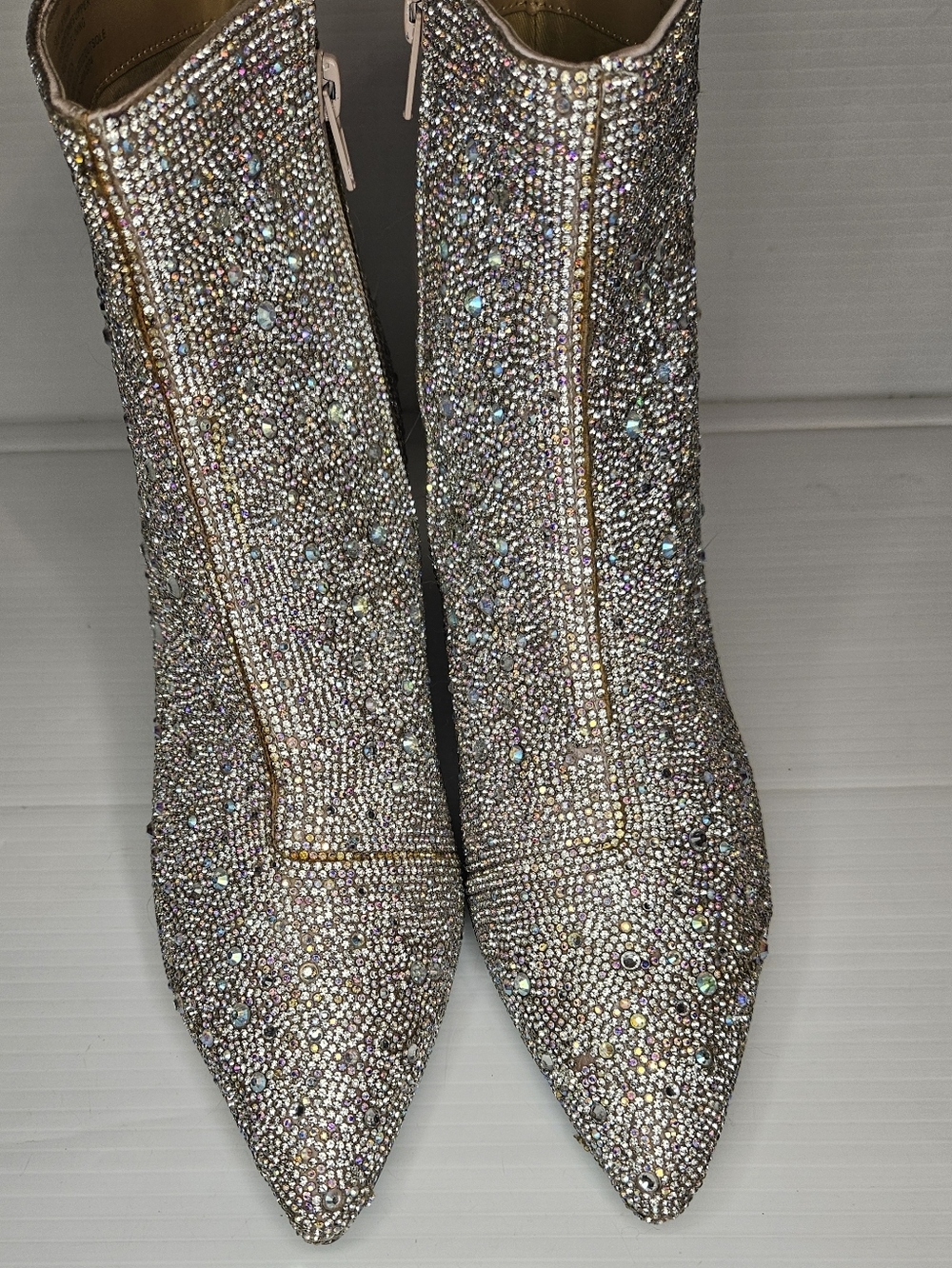 Betsey Johnson Women's Cady Ankle Boot, Rhinestone, 9.6 - Picture 5 of 13